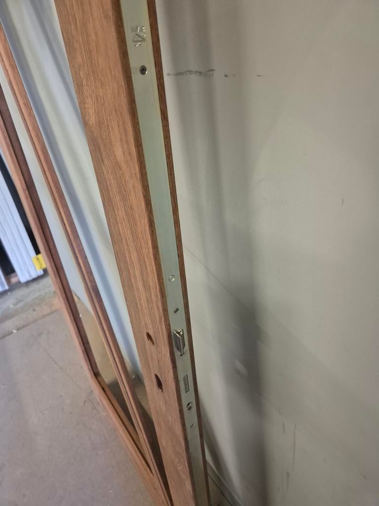 Top kwalitiet Hardhouten buitendeur (91x231,5) NIEUW, Ophalen, Nieuw, 200 tot 215 cm, Glas