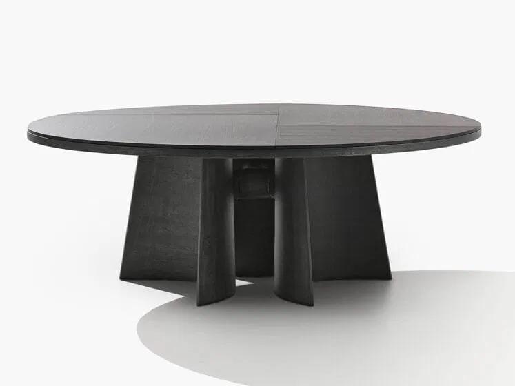 Poliform “Kensington” 160cm round absolute showroomconditie, 150 tot 200 cm, Rond, Ophalen of Verzenden, Zo goed als nieuw