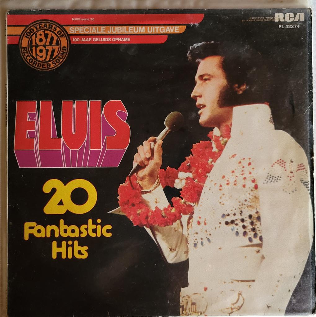 ELVIS lp / Elpee / Vinyl 20 FANTASTIC HITS, Verzenden, Gebruikt, 12 inch