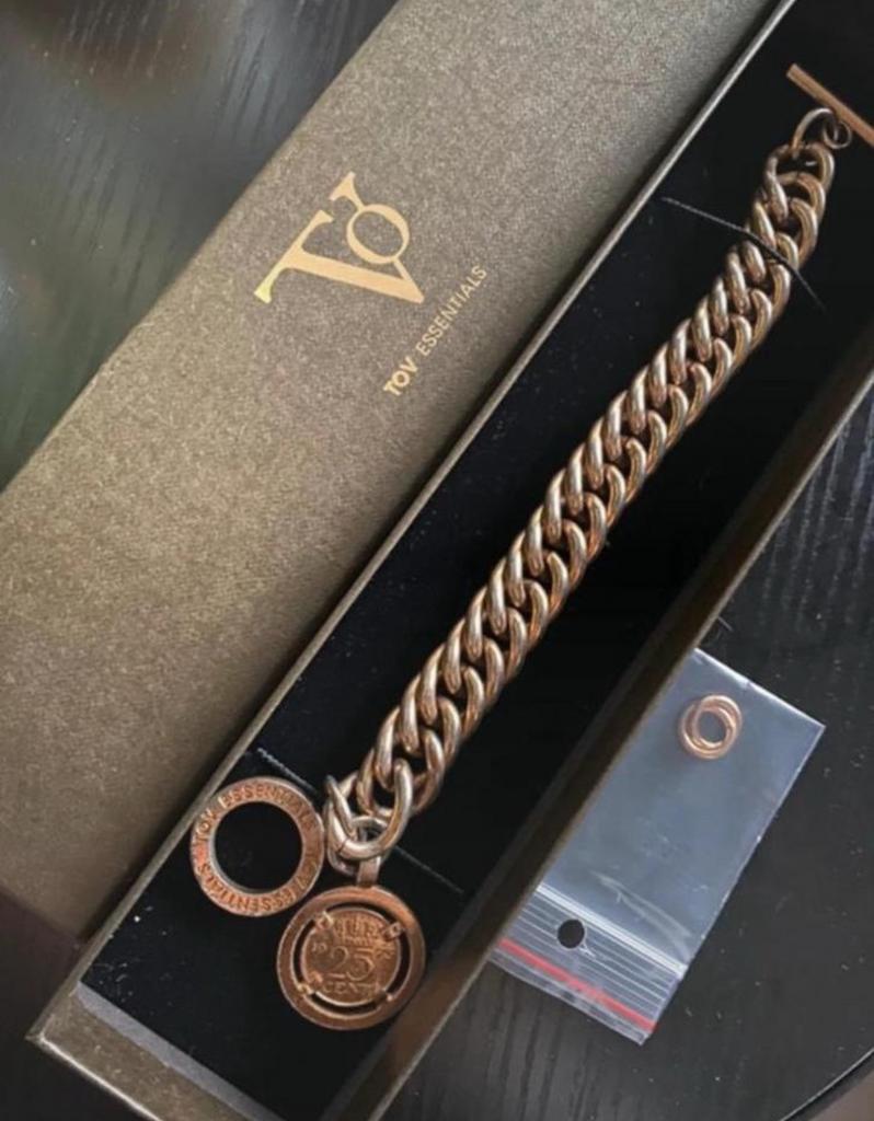 Trendy TOV Essentials Armband, Overige materialen, Bruin, Verzenden, Zo goed als nieuw
