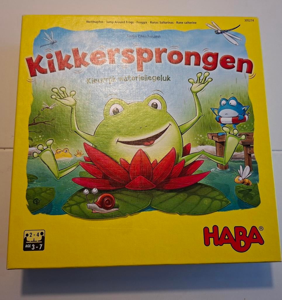 spel HABA kikkersprongen zgan, Ophalen of Verzenden, Zo goed als nieuw