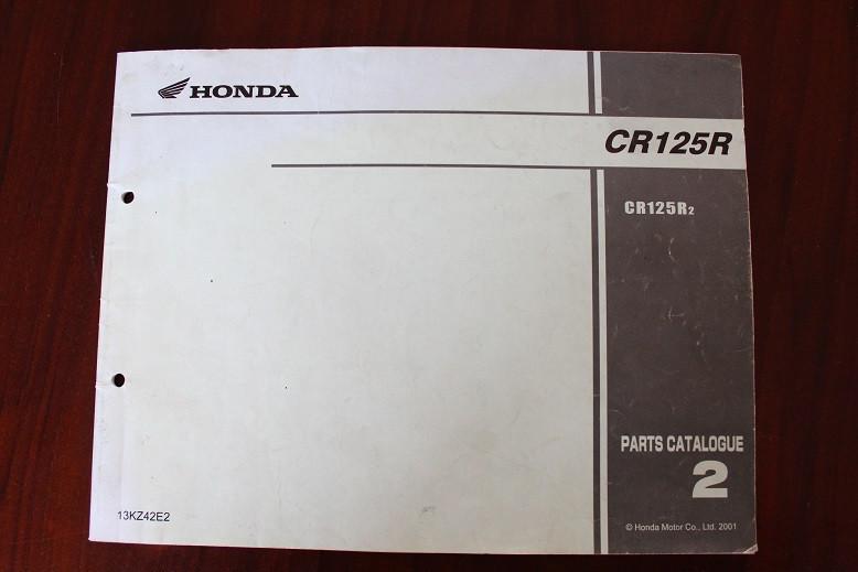 Honda CR125R 2001 motorcycle parts catalogue CR 125 R, Ophalen of Verzenden, Honda