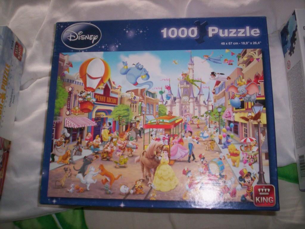Leg  puzzels  1000 stukjes, Ophalen, 500 t/m 1500 stukjes, Zo goed als nieuw