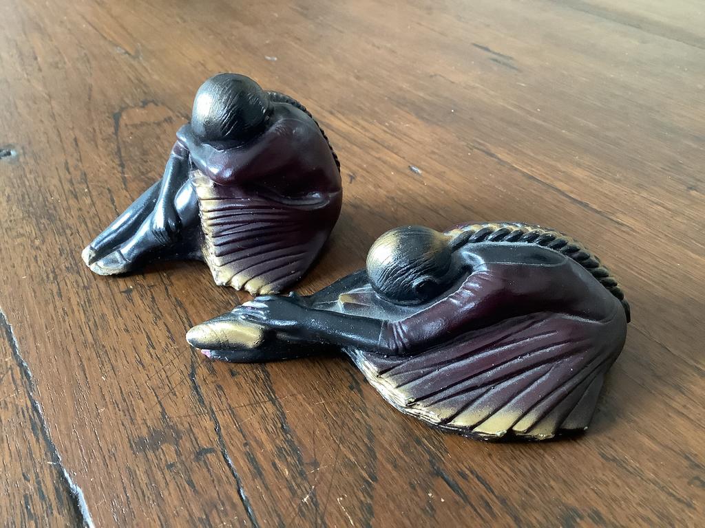 Antieke art deco beeldjes danseressen, Antiek en Kunst, Ophalen of Verzenden