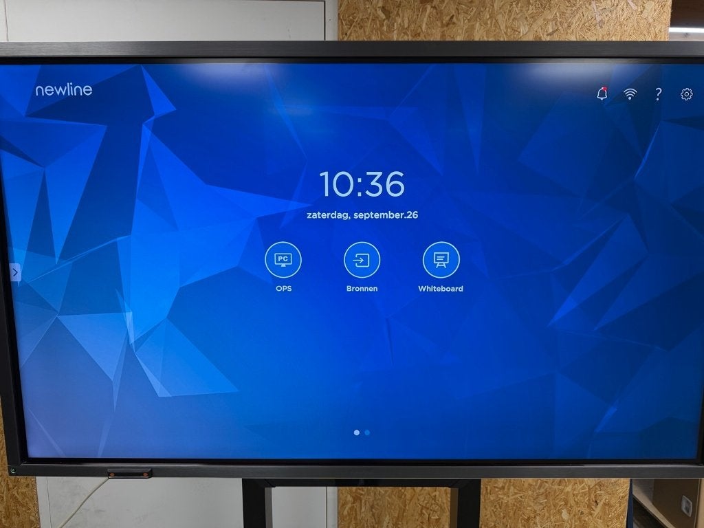 Newline MIRA 65” 4K Touchscreen Digibord | TT-6520HO, Ophalen of Verzenden, Mobiel, Zo goed als nieuw, Digiboard