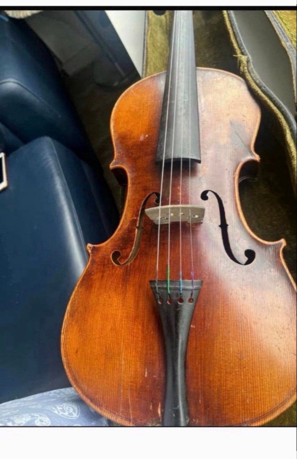 Antieke Viool uit 1926 met Originele Strijkstok, Muziek en Instrumenten, Ophalen of Verzenden, Gebruikt, Overige formaten, Viool