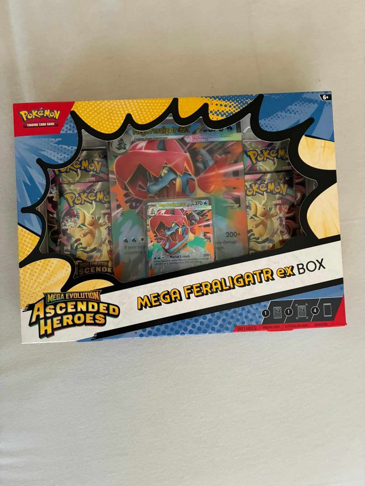 Pokemon | ascended heroes | Mega Feraligatr EX box, Ophalen of Verzenden, Nieuw