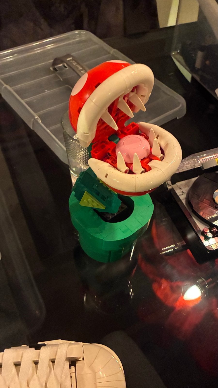 LEGO Super Mario Piranha Plant, Ophalen, Zo goed als nieuw, Overige merken