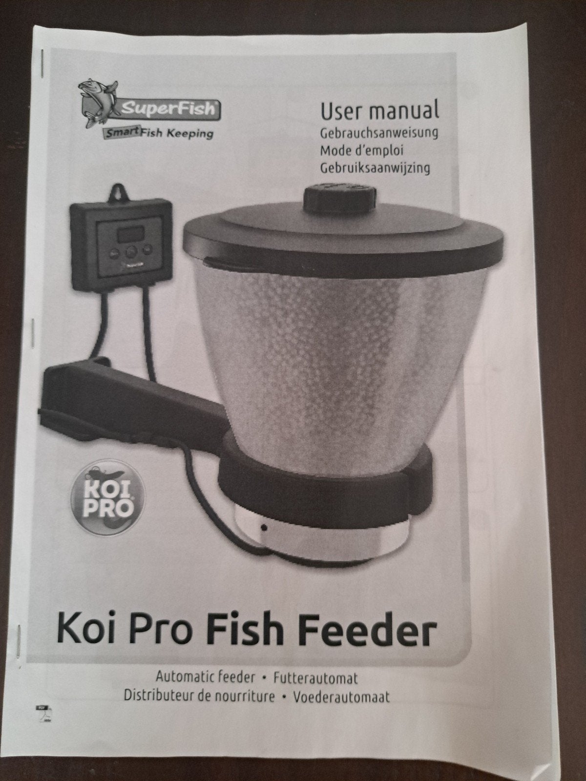koi voer automaat, Karper of Koi