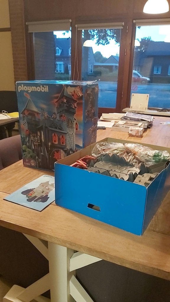 Playmobil Drakenkasteel compleet, Ophalen, Complete set, Zo goed als nieuw, Kasteel/Fort