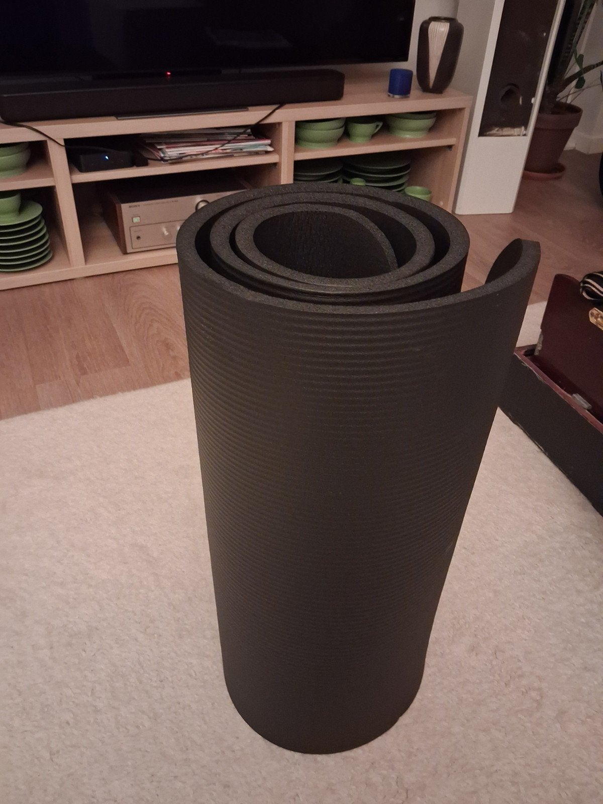 Tunturi Fitnessmat - Dik en Zacht Materiaal, Ophalen, Gebruikt, Fitnessmat