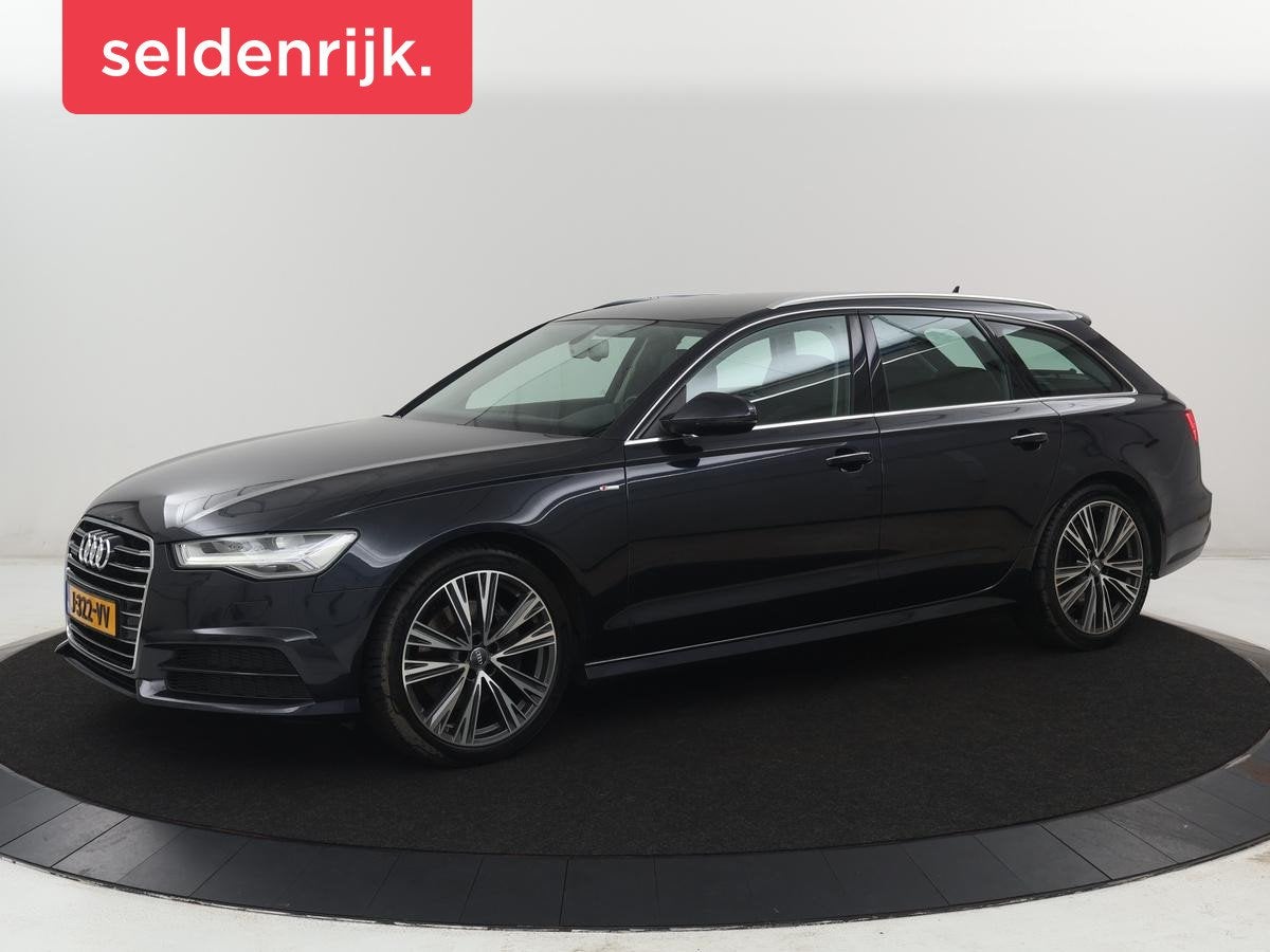 Audi A6 Avant 2.0 TFSI quattro Advance Sport | Leder | Memor, Auto's, Audi, Automaat, Gebruikt, Blauw, Leder en Stof