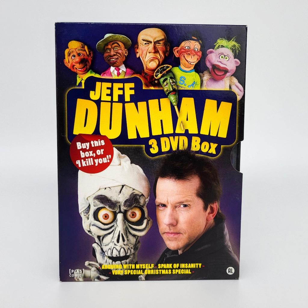Jeff Dunham - 3 DVD BOX, Alle leeftijden, Ophalen of Verzenden, Zo goed als nieuw, Stand-up of Theatershow