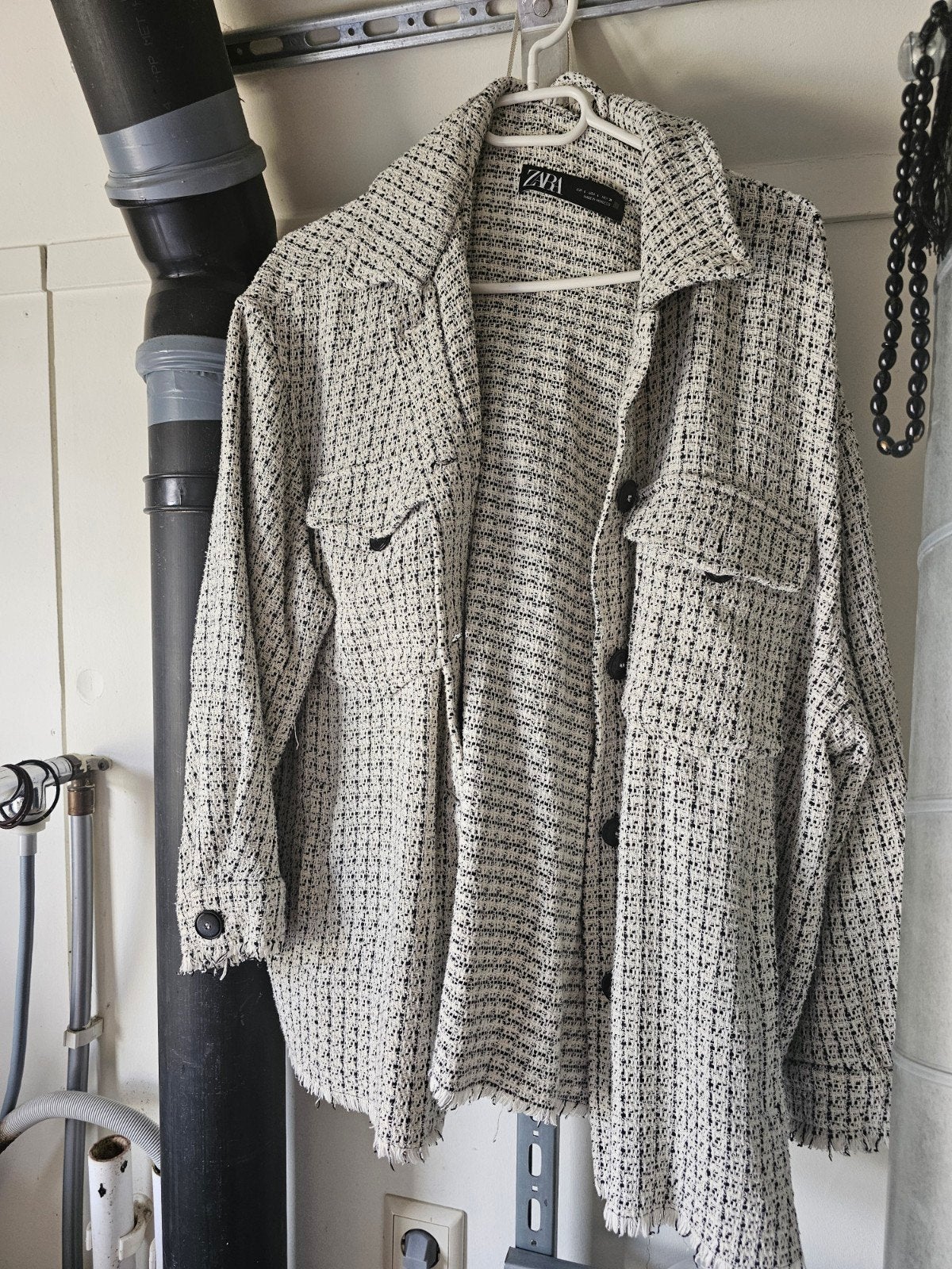 Zara Dames Vest/Blazer Maat L - Goede Staat, Meerkleurig, Zara, Maat 42/44 (L), Ophalen of Verzenden