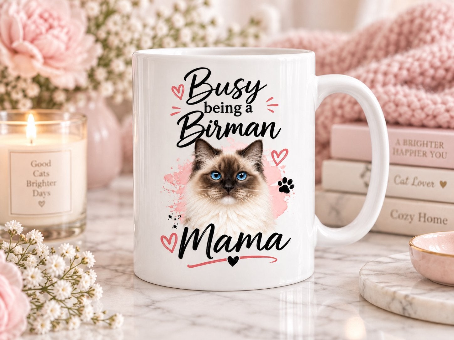 Busy being a Birman Mama - Birmaan Mok, Dieren en Toebehoren, Verzenden, Nieuw
