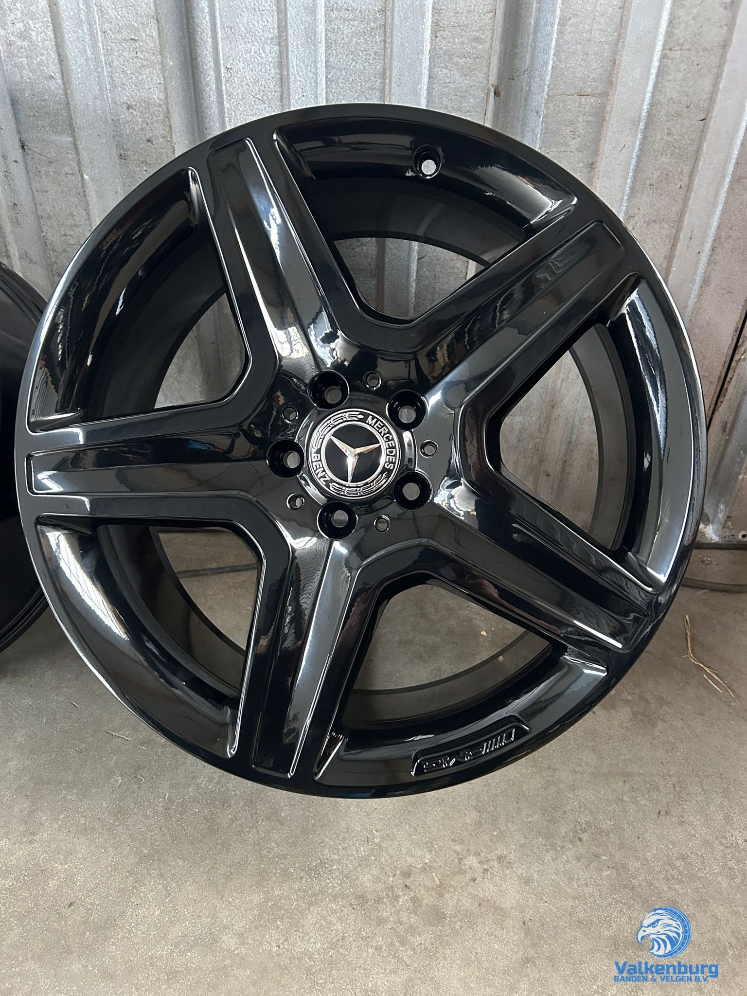 Originele Mercedes ML-Klasse W166 AMG 20 inch zwarte velgen, Auto-onderdelen, Gebruikt, Velg(en), -, -
