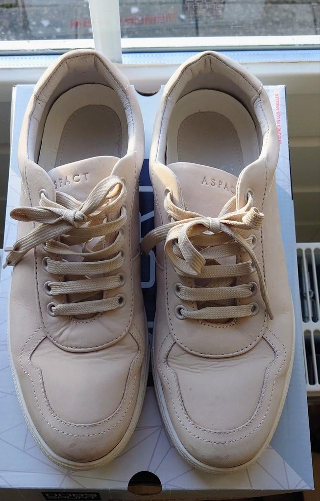 Aspact sneakers mt 43 (beige), Ophalen of Verzenden, Zo goed als nieuw, Overige kleuren