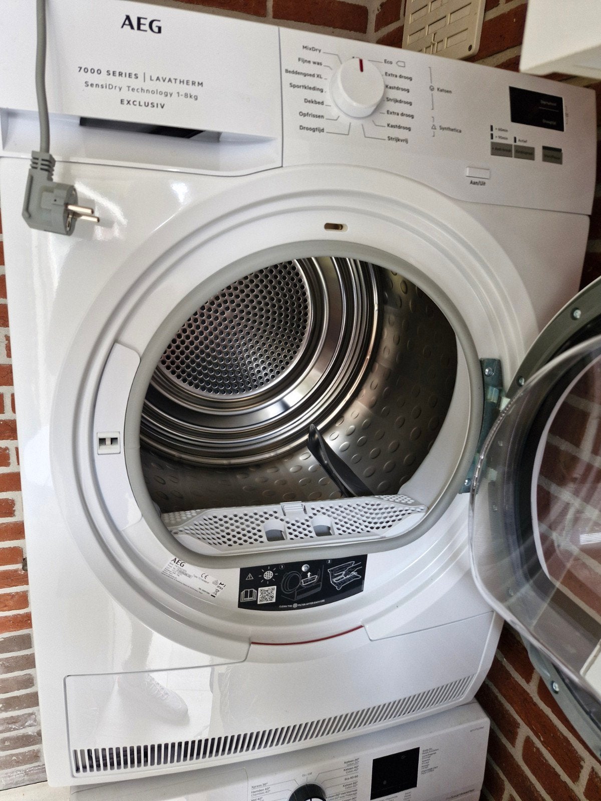 AEG Lavatherm 7000 Series SensiDry 8kg Condensdroger, Witgoed en Apparatuur, Wasdrogers, Ophalen of Verzenden