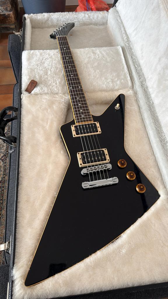 Gibson explorer pro 2008 - ebony, Muziek en Instrumenten, Snaarinstrumenten | Gitaren | Elektrisch, Ophalen, Gebruikt, Semi-solid body