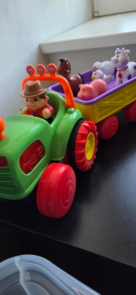 Nieuwe boerderij tractor met dieren, Ophalen, Nieuw
