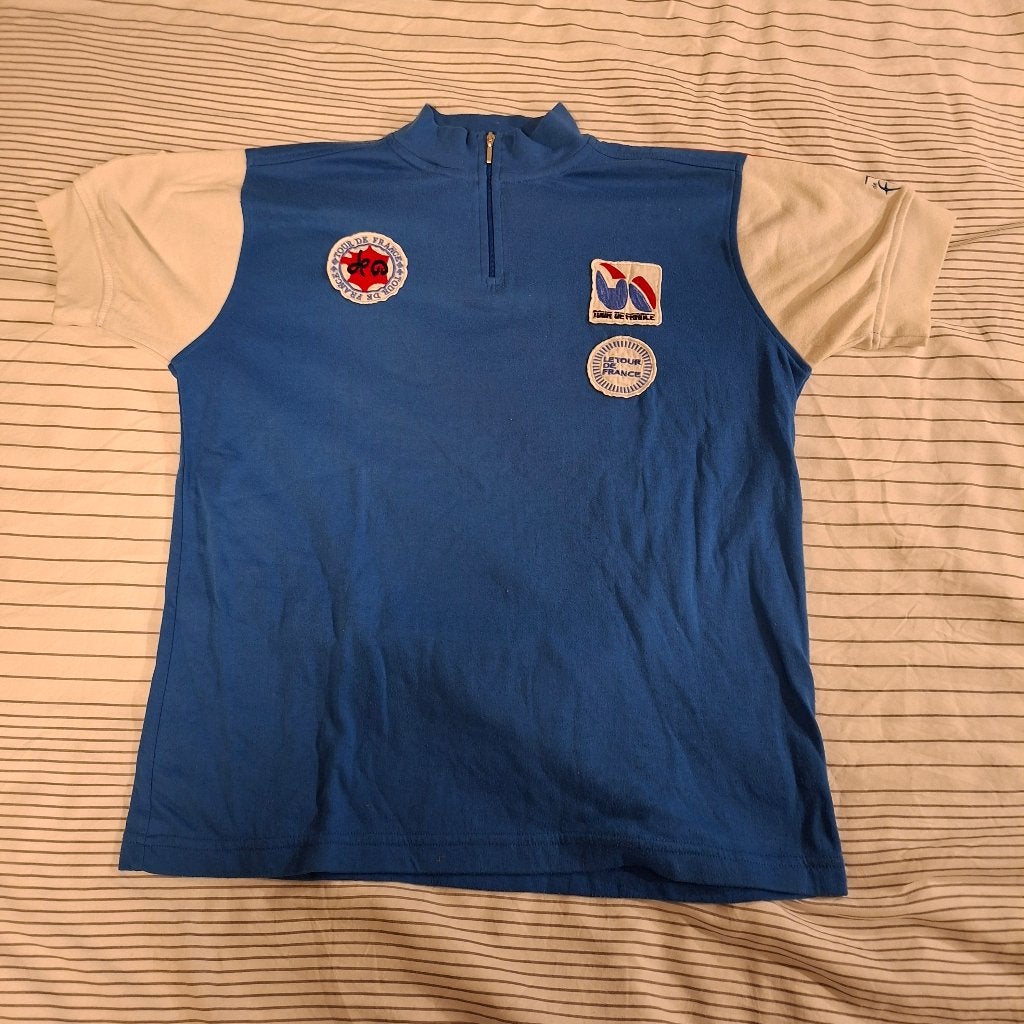 Vintage Tour de France wielershirt 54 cm, Tour de France, Ophalen of Verzenden, Zo goed als nieuw, Overige typen