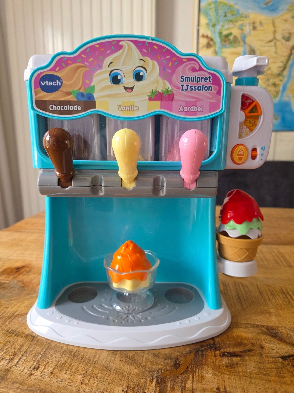 VTech Smulpret IJssalon - Compleet en Geluid Werkt, Ophalen, Zo goed als nieuw