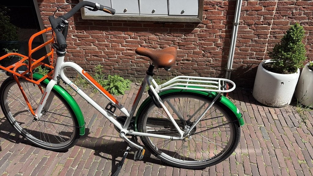 Postcode loterij fiets, Ophalen, Zo goed als nieuw, Terugtraprem, Batavus