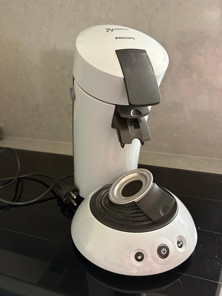 Philips Senseo Original - lichtgrijs, Koffiemachine, Ophalen of Verzenden, Zo goed als nieuw, 2 tot 4 kopjes