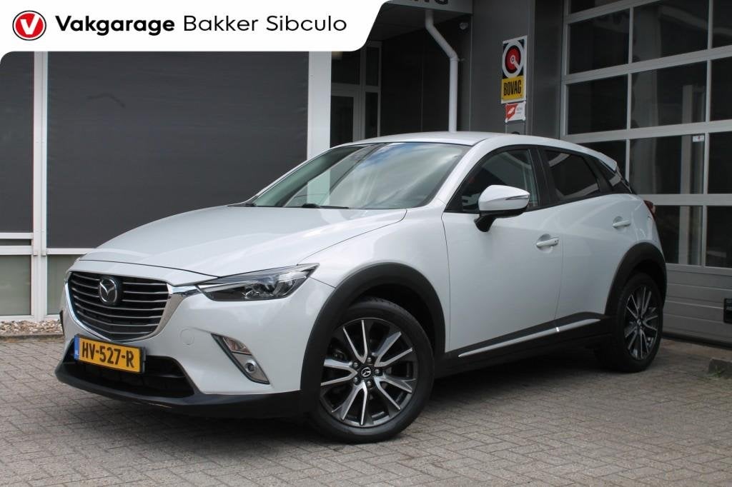 Mazda CX-3 2.0 SAG 120 GT-M CAMERA NAVI LEER, Auto's, Voorwielaandrijving, 1998 cc, Gebruikt, Euro 6