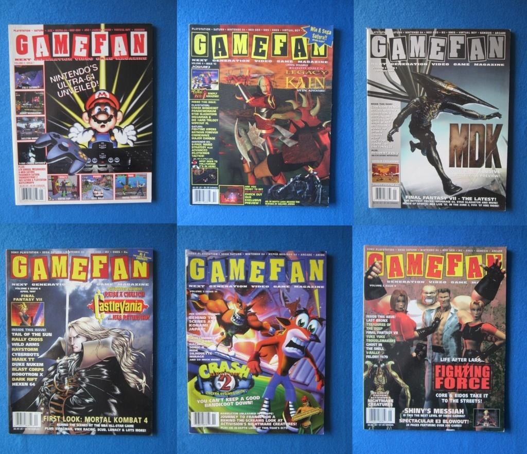 Gamefan vintage magazine Game Fan, Boeken, Tijdschriften en Kranten, Gelezen, Ophalen of Verzenden