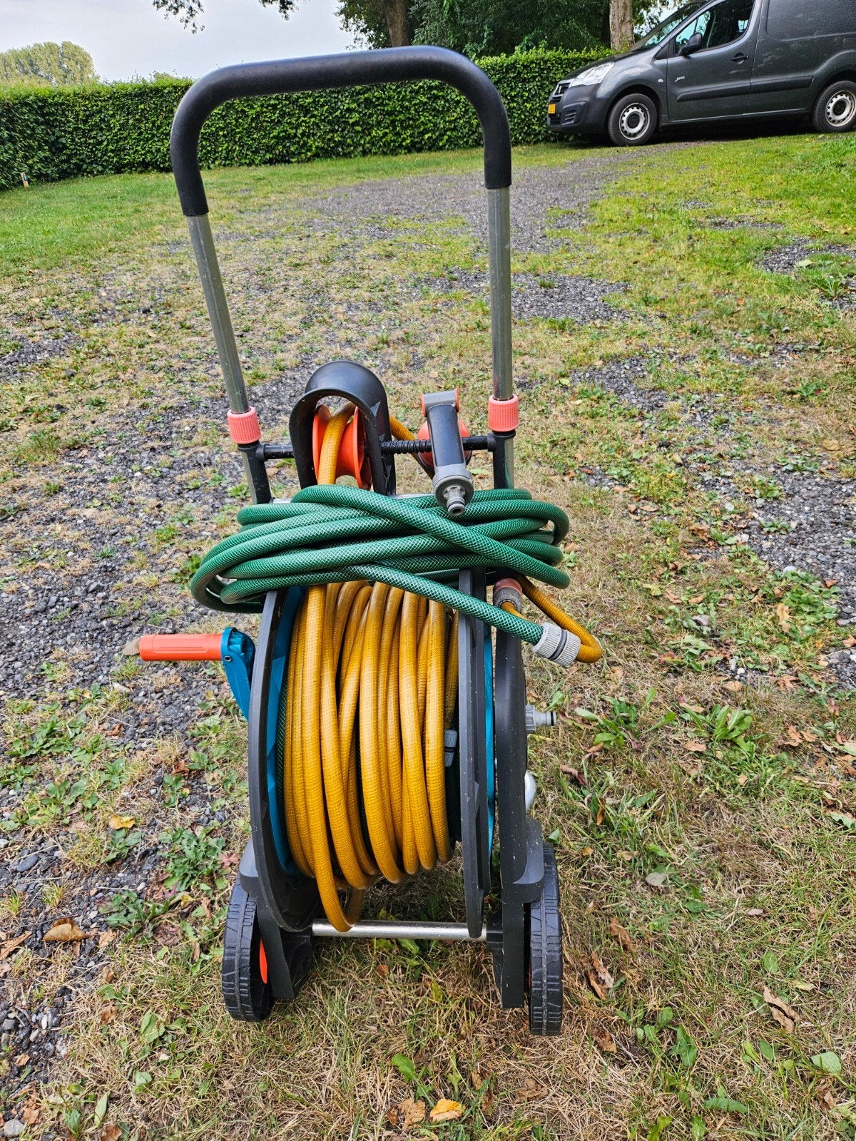 Gardena Tuinslang op haspel van 55 m., Tuin en Terras, Tuinslangen, Ophalen, Tuinslang