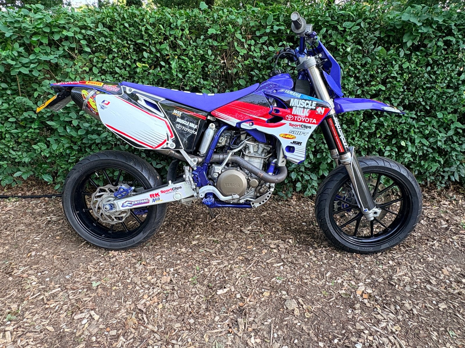 Yamaha WR 450F Supermoto - Enduro - Volledig gereviseerd, Motoren, Gebruikt, Particulier, Meer dan 35 kW, Minimaal motorrijbewijs A2