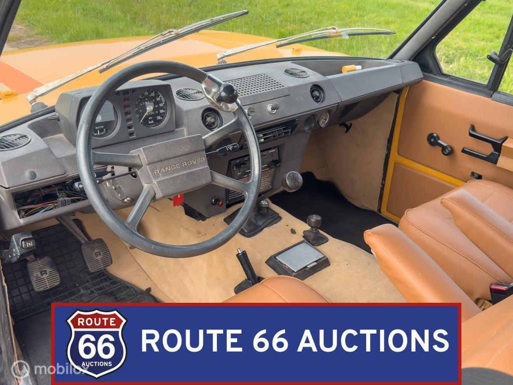 Range Rover Classic Early A-Series 2-Door | 1971 | Route 66, Auto's, Oldtimers, Land Rover, Overige carrosserieën, Zwart, Bedrijf