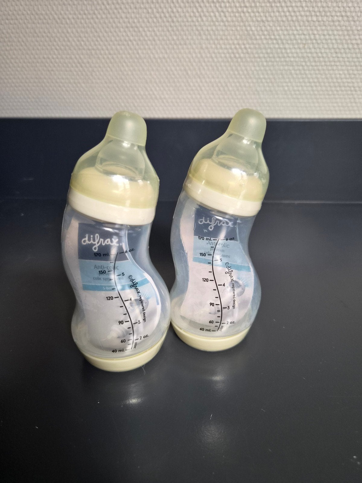 Difrax S-flesjes 170 ml 2 stuks - Nieuw in plastic, Ophalen of Verzenden, Nieuw, Babyfles, Difrax