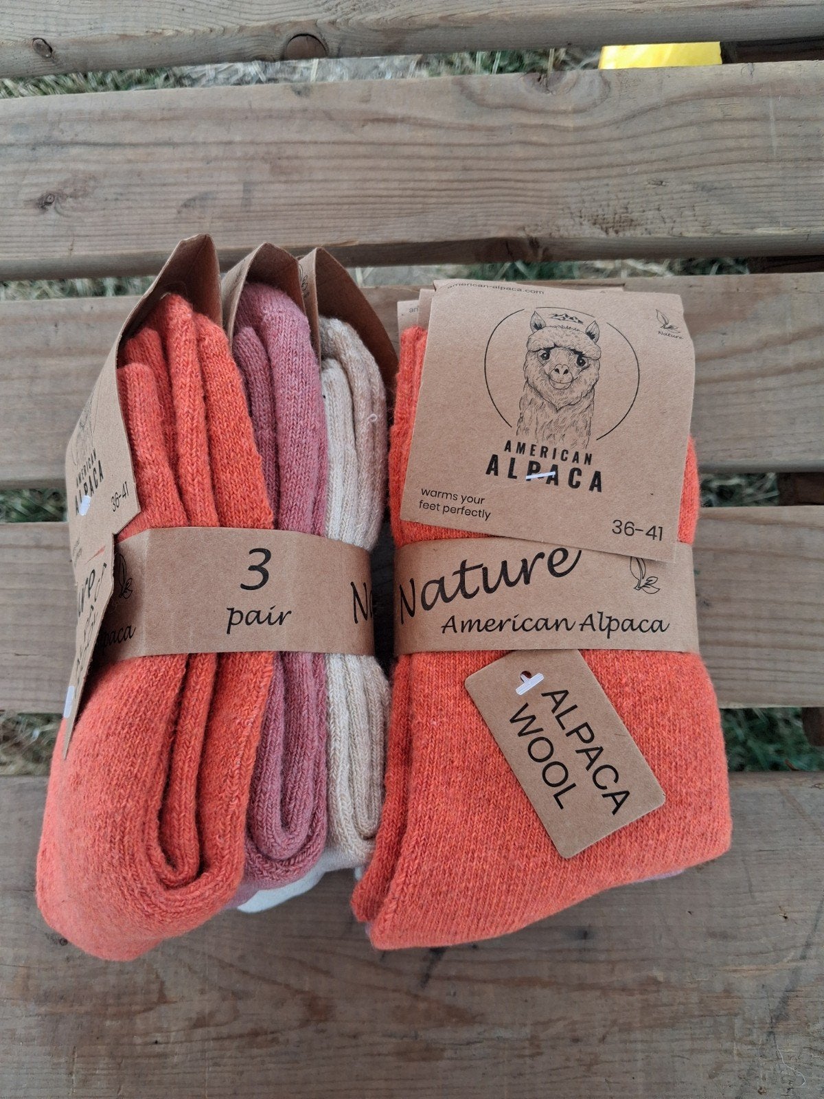 Alpaca Wollen Sokken - Diverse Maten en Kleuren, Ophalen of Verzenden, Nieuw, Overige kleuren, Sokken en Kniesokken