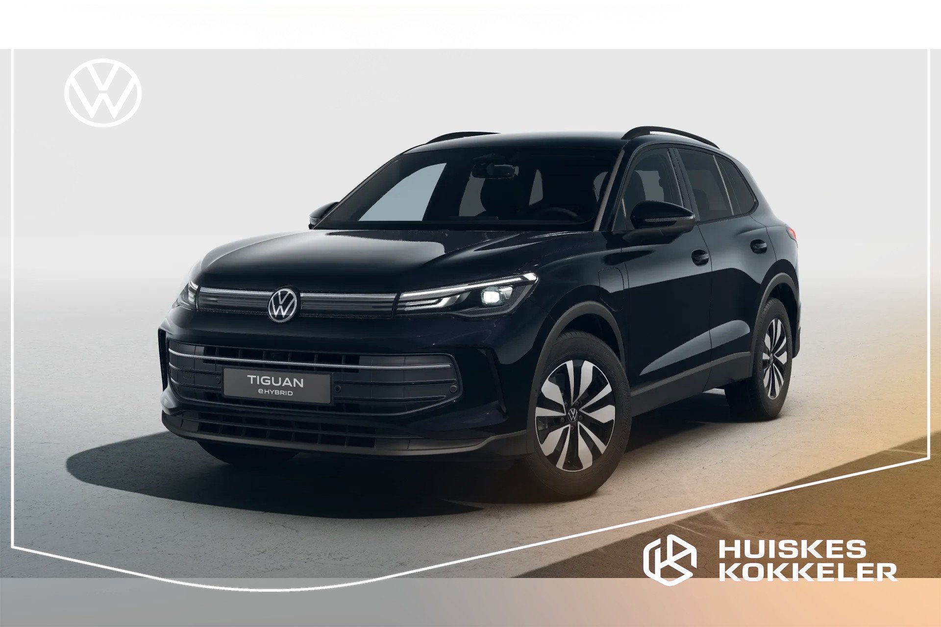 Volkswagen Tiguan, 1800 kg, Euro 6, 135 min, Zwart
