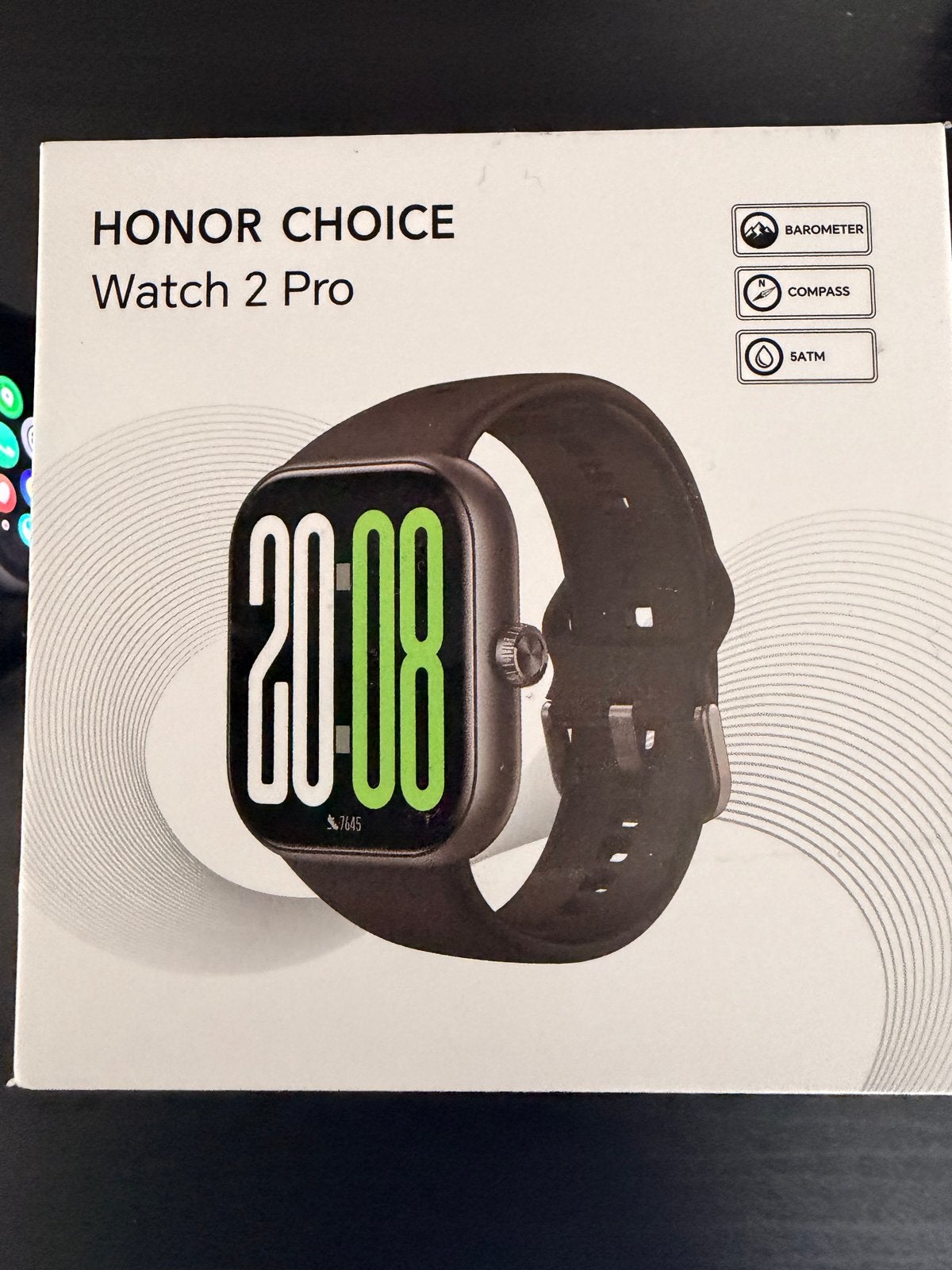Honor Choice Watch 2 Pro Smartwatch Zwart, Zwart, Ophalen of Verzenden, Zo goed als nieuw, Waterdicht