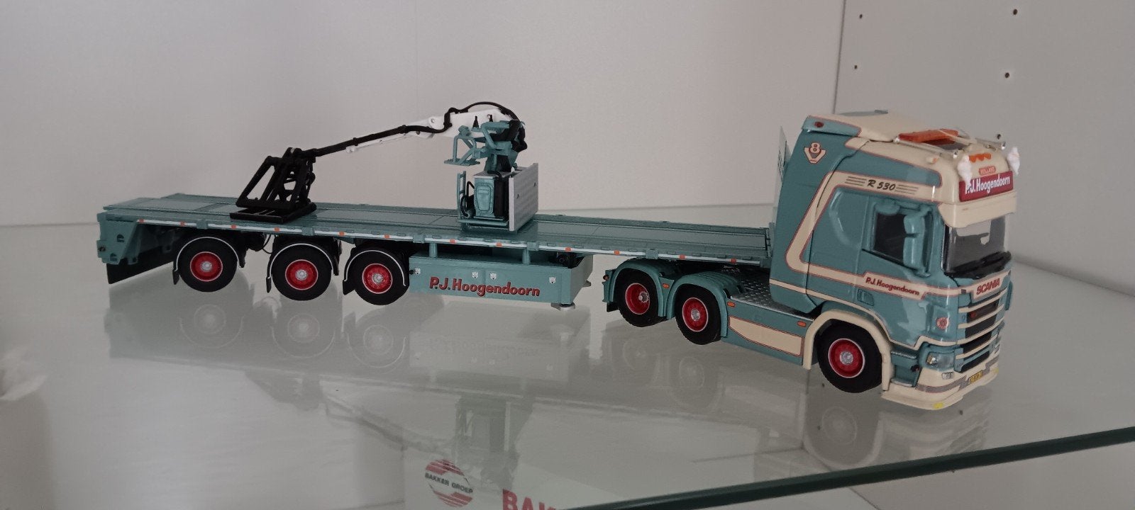 Wsi scania hoogendoorn, Hobby en Vrije tijd, Modelauto's | 1:50, Ophalen, Nieuw, Bus of Vrachtwagen, Wsi