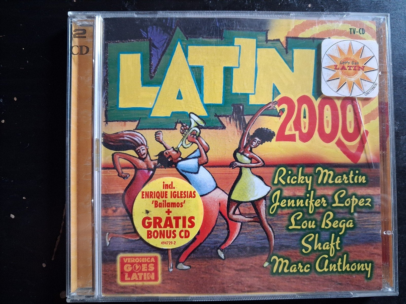 Latin 2000 - 2CD (Veronica Goes Latin) met Bonus CD, Gebruikt, Inclusief doosje, Ophalen of Verzenden, Salsa