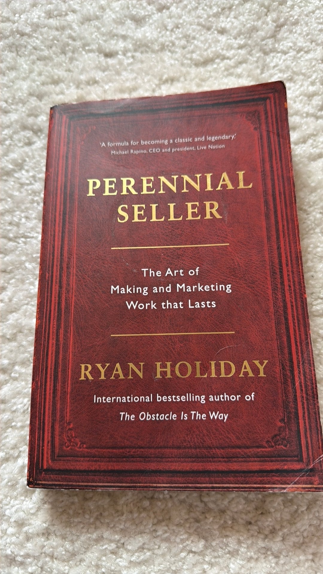 Ryan Holiday - Perennial Seller, Gelezen, Ophalen of Verzenden, Management, Ryan Holiday