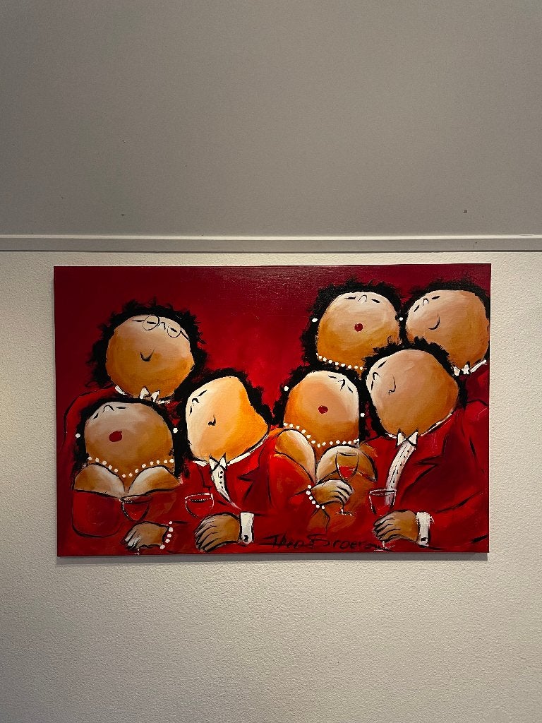 Theo Broeren origineel schilderij – 120 x 80 cm, Ophalen