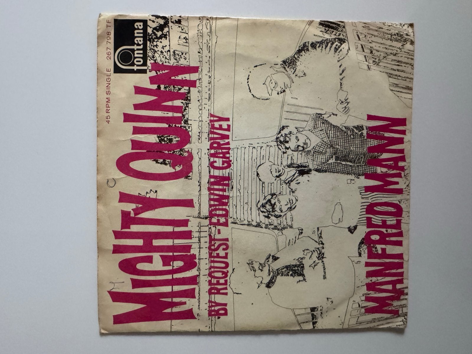 Manfred Mann - Mighty Quinn (45 RPM Single), Gebruikt, Pop, 7 inch, Ophalen of Verzenden