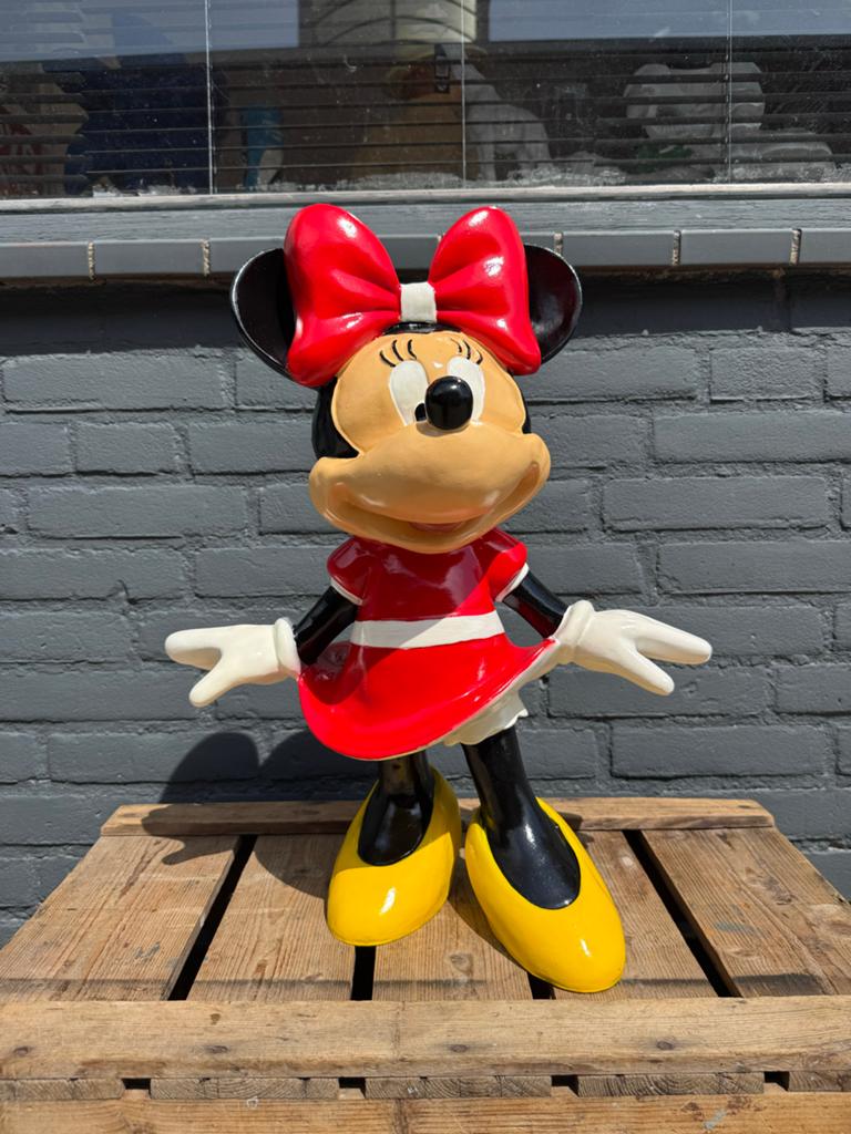 Groot Minnie Mouse Beeld - Disney Decoratie, Ophalen, Mickey Mouse, Gebruikt, Beeldje of Figuurtje