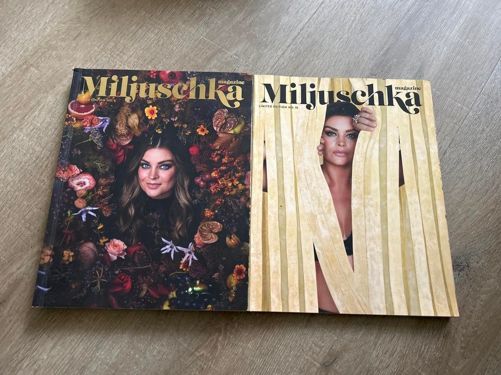 Mijnschka Magazine Limited Edition No. 3 & No. 10, Ophalen of Verzenden, Zo goed als nieuw, Glossy