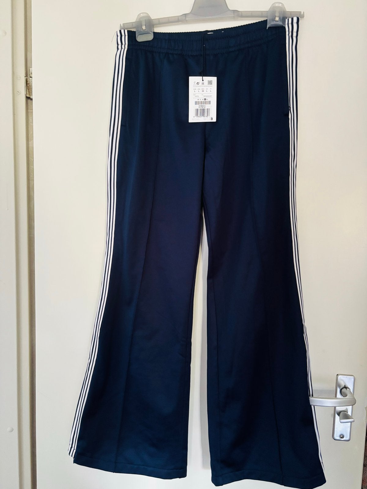 Pull&Bear flared broek met strepen - Maat L, Blauw, Maat 42/44 (L), Nieuw, Ophalen of Verzenden