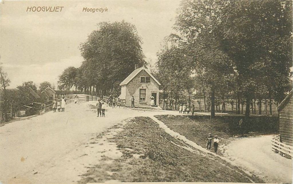 388-156-051 Hoogvliet Hoogedijk, Verzamelen, Verzenden, Voor 1920, Zuid-Holland