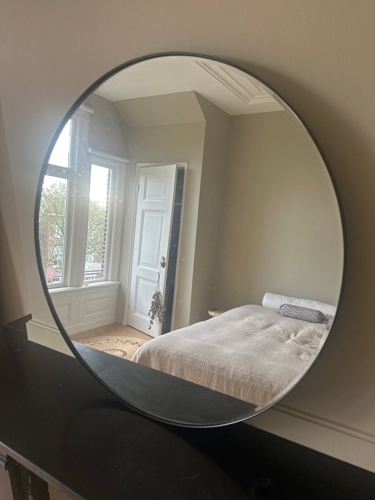 Ronde spiegel van Zara Home, Huis en Inrichting, Ophalen, Zo goed als nieuw, Rond, 50 tot 75 cm