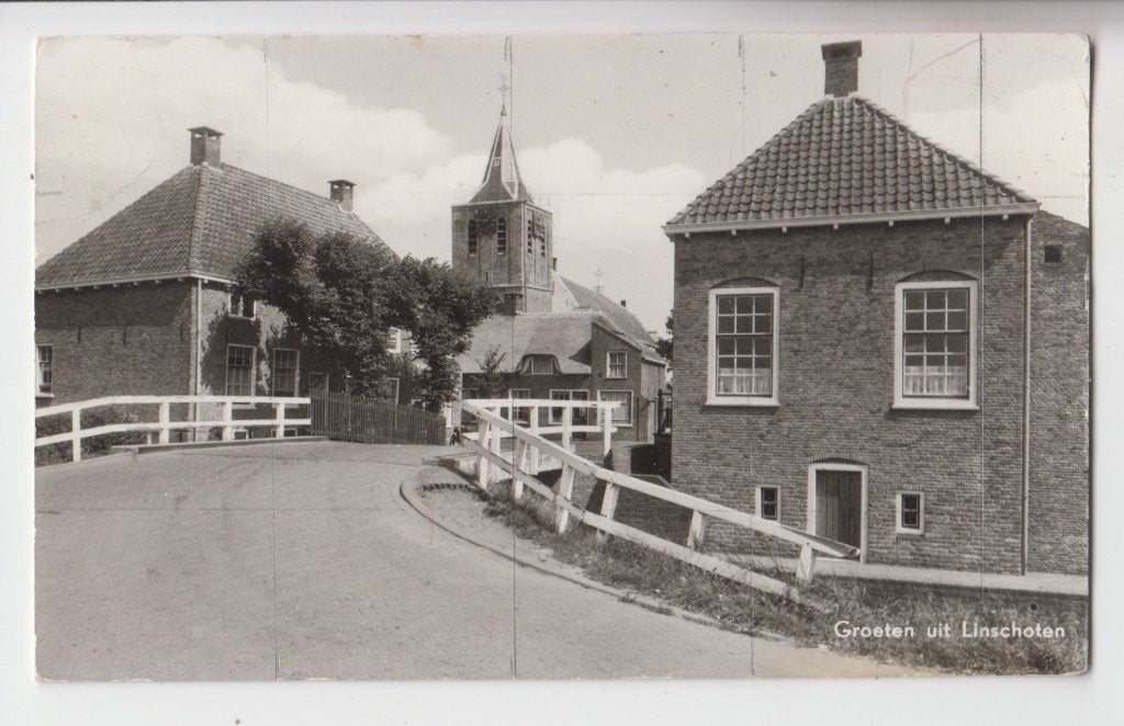 304 Linschoten Groeten uit Linschoten B74, Verzamelen, Verzenden, 1960 tot 1980, Ongelopen, Utrecht