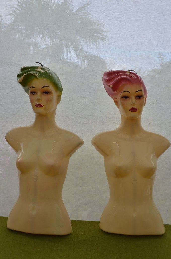 Vintage etalagepop buste / Fashino mannequin uit de jaren 80, Ophalen of Verzenden, Huis en Inrichting