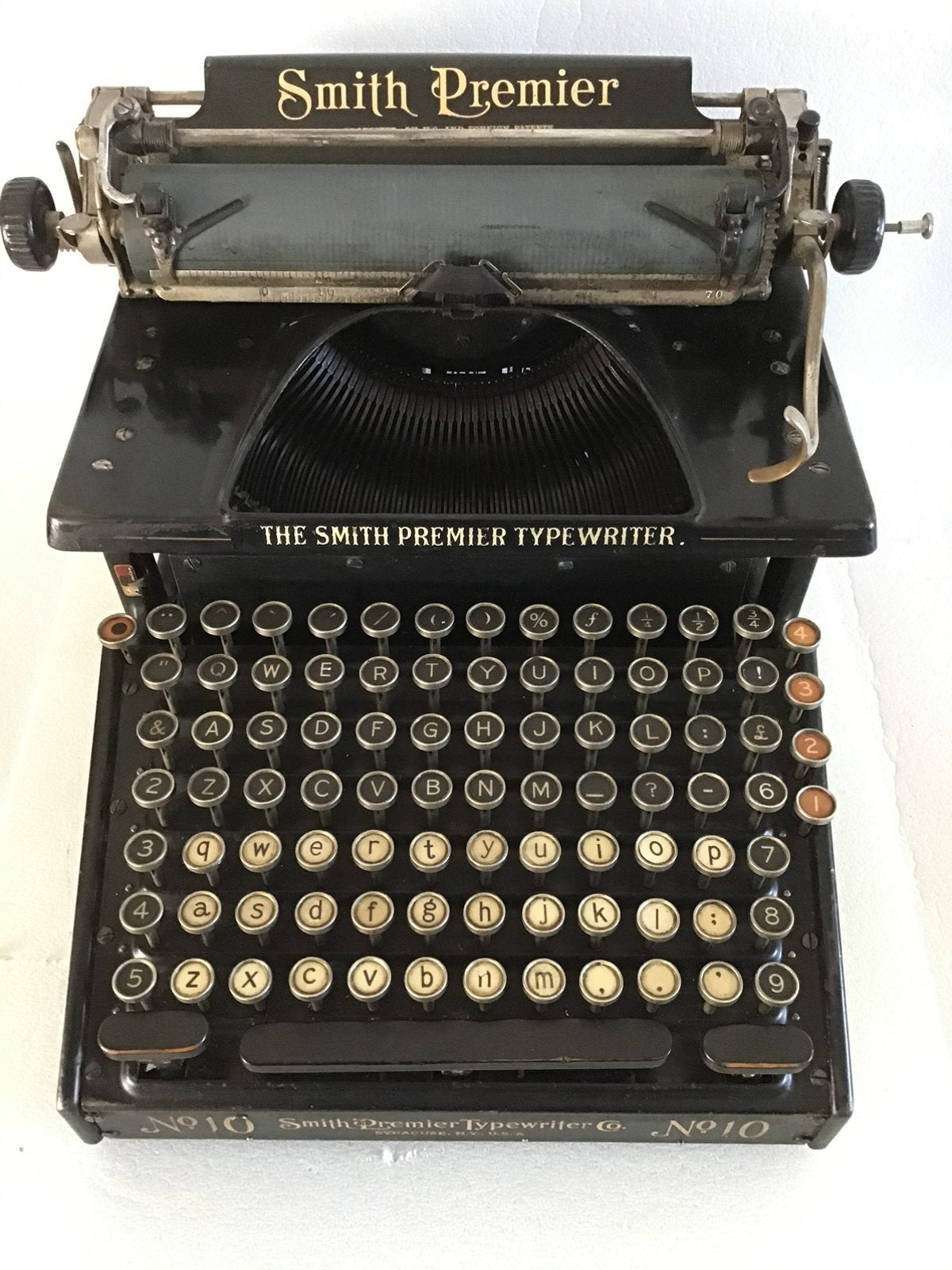 Typemachine Typewriter Smith Premier 10, Ophalen, Zo goed als nieuw